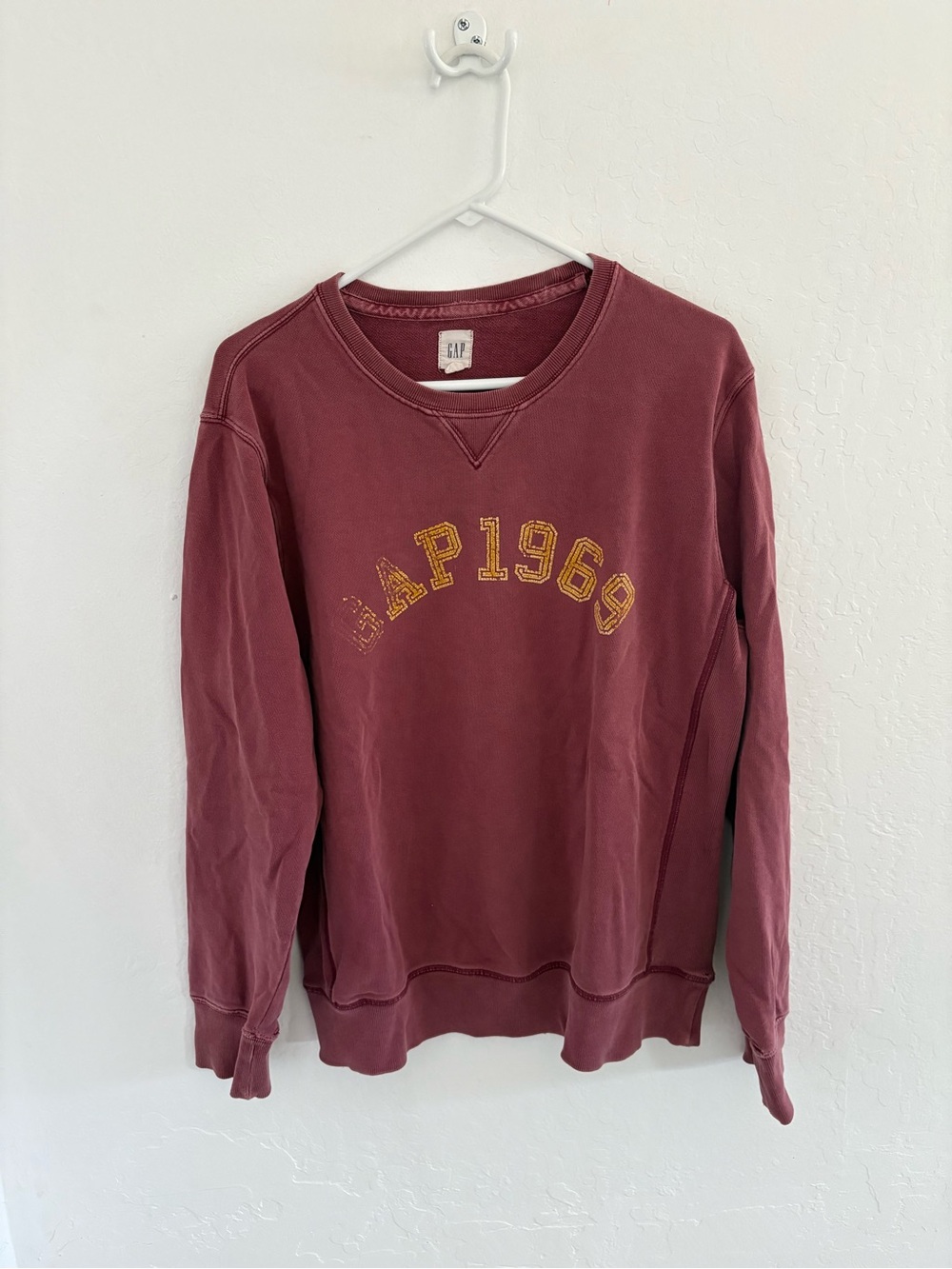 Gap Faded Maroon Crewneck Pullover